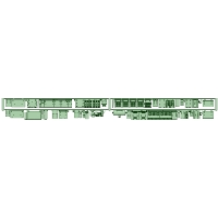 HK70-15：7034F～7037F(2連)床下機器【武蔵模型工房 Nゲージ 鉄道模型】